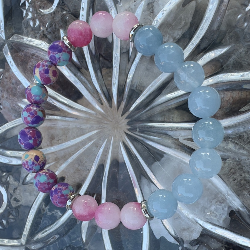 Love Healing Gemstone Beaded Bracelet – Attract & Deepen Romantic Energy